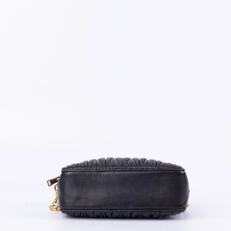 Miu Miu Matelasse Double Zip Pochette