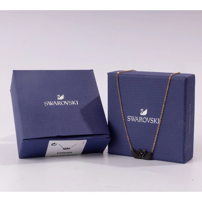 Swarovski Iconic Kissing Swan Necklace