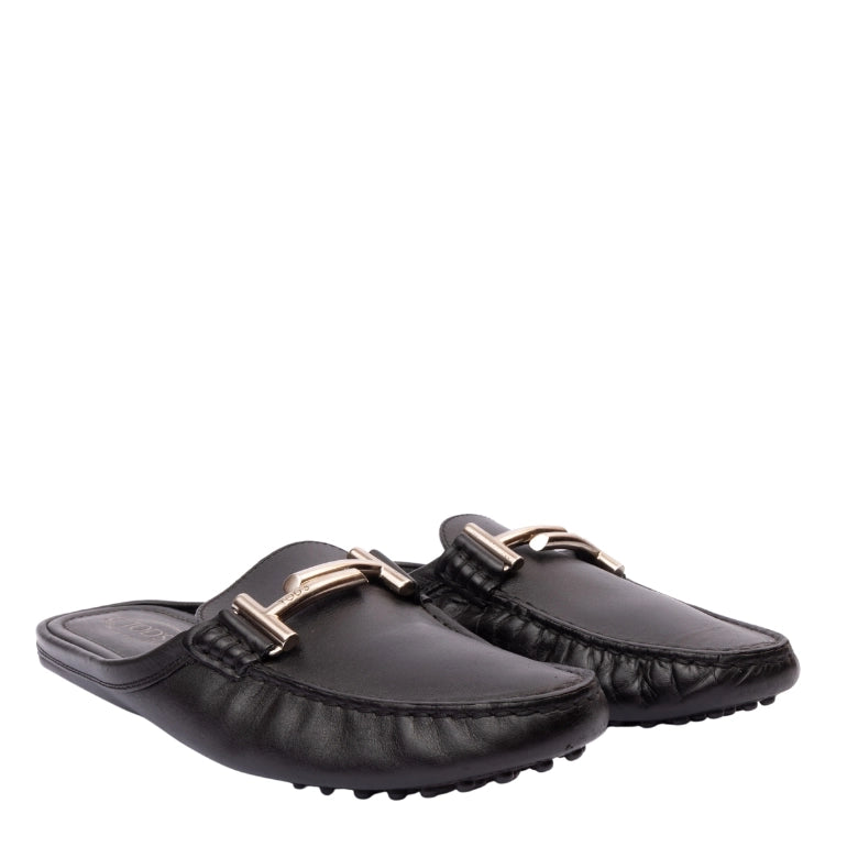 Tods Slip On With Metal Accent