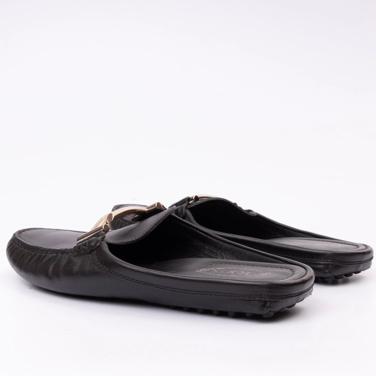 Tods Slip On With Metal Accent