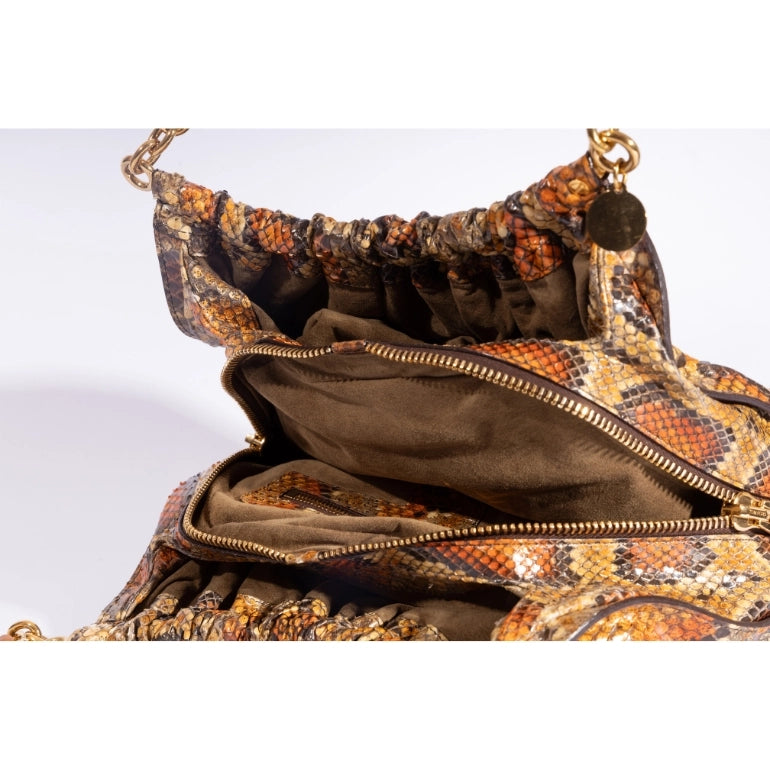 Tom Ford Carine Python Leather Shoulder Bag
