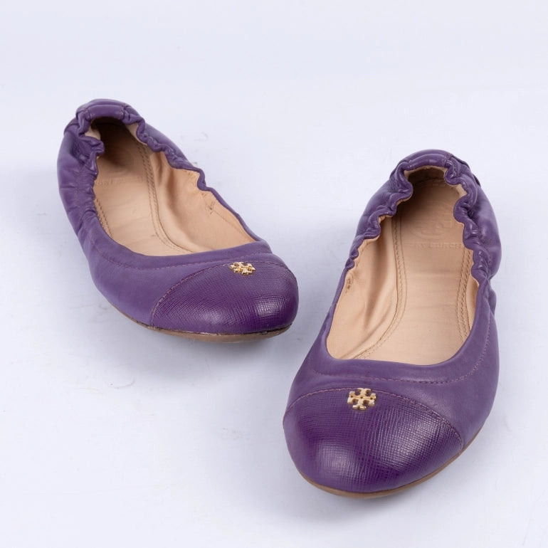 Tory Burch Mestico Scrunched Ballet Flats