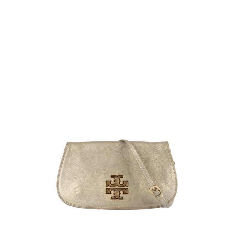 Tory Burch Metallic Leather Crossbody Bag