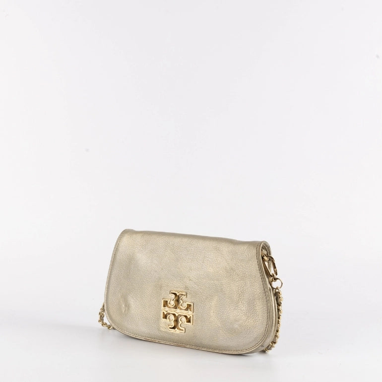 Tory Burch Metallic Leather Crossbody Bag