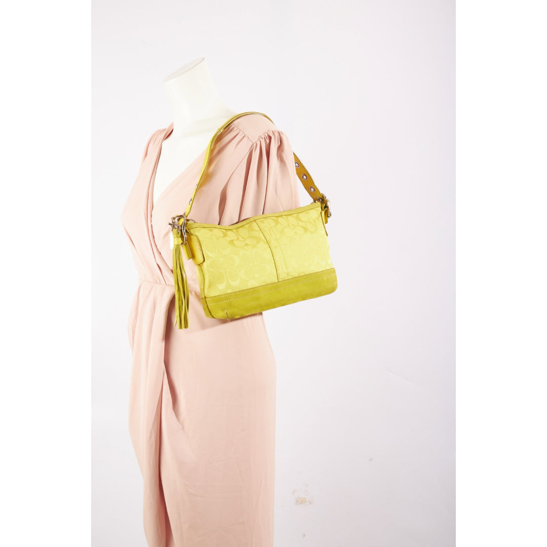 Coach Signature East West Shoulder Bag