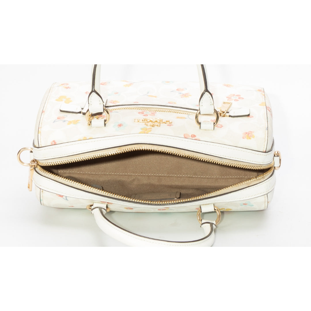 Coach Rowan Mystical Floral Print Satchel Bag