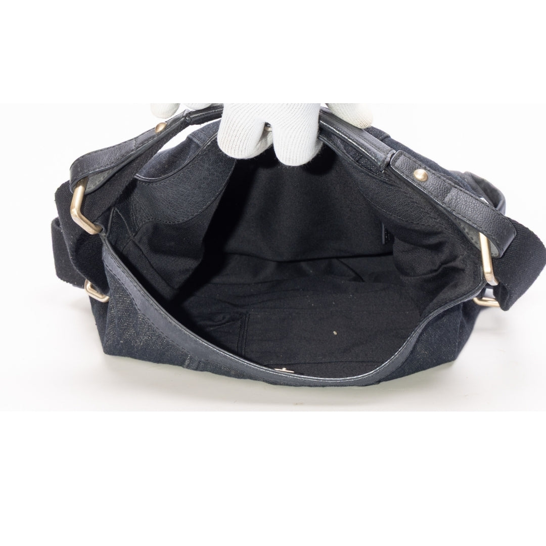 Givenchy 4G Denim Leather Hobo Bag