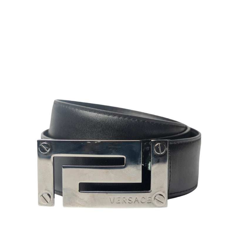 Versace Greek Key Buckle Waist Belt
