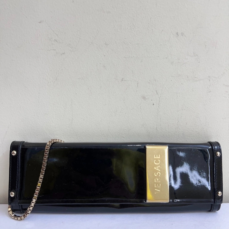 Versace Patent Leather Sling Bag