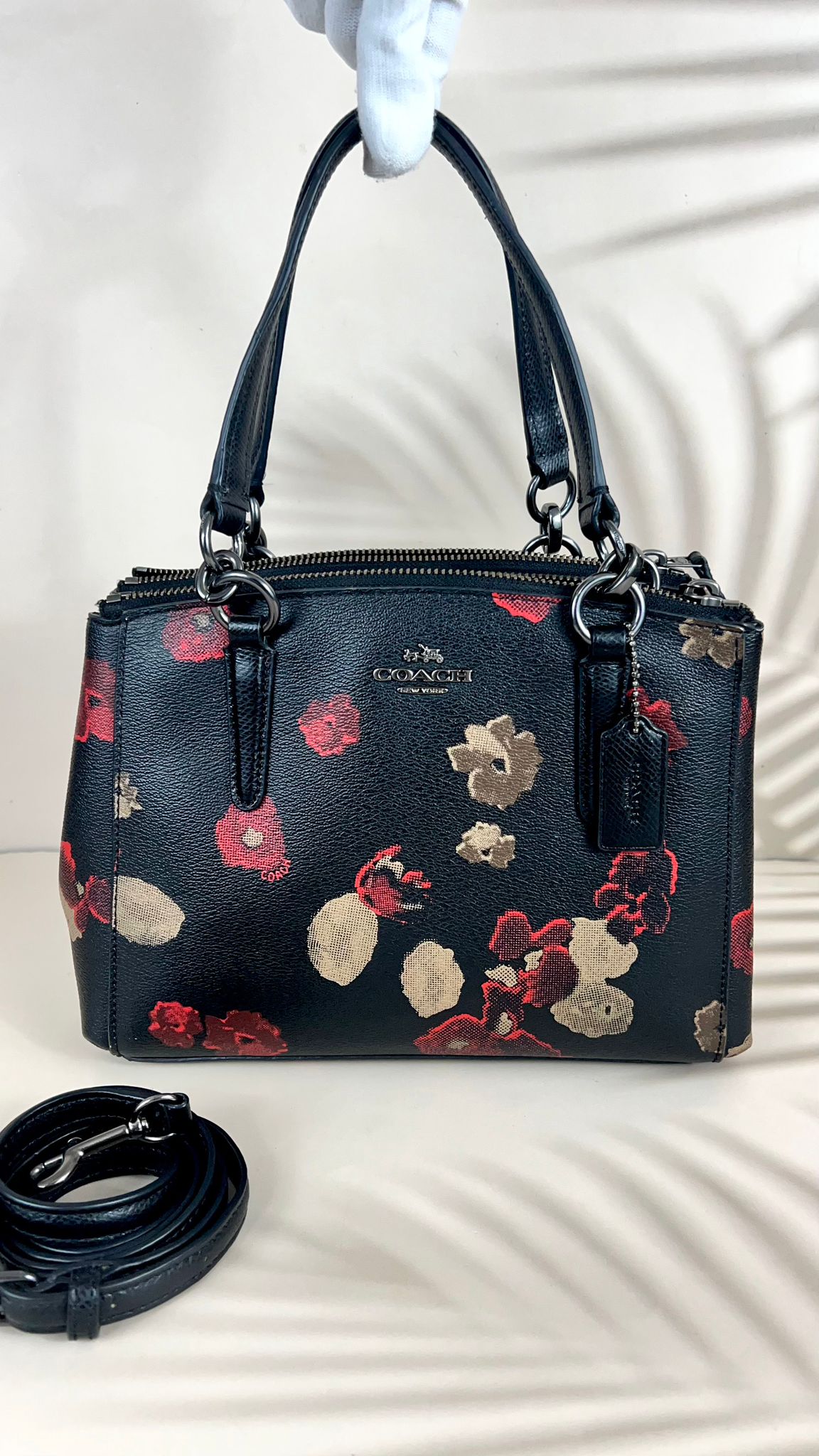 Coach Floral Print Bag