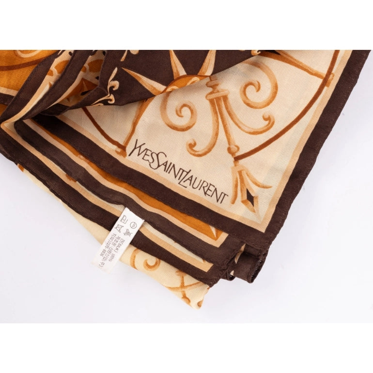 Yves Saint Laurent Square Scarf in Silk